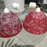 2 lampadari in vetro