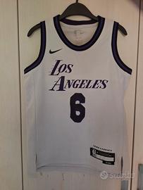 Divisa Lebron James LA Lakers Bianca
