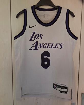 Divisa Lebron James LA Lakers Bianca