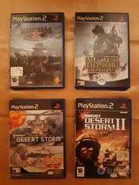 Lotto 4 videogiochi d'azione per PS2