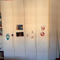 Armadio 5 ante bianco