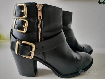 stivaletti neri donna 