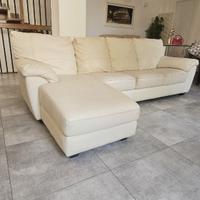 *Divano angolare in pelle 260 cm