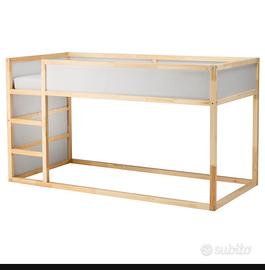 Letto da bambina ikea Kura