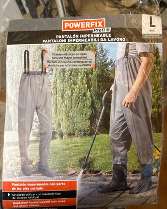 Pantaloni impermeabili da lavoro taglia L nuovi