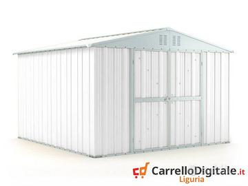 Box struttura lamiera Acciaio 327x307cm bianco