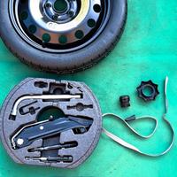 ruotino 125/70 r16 vw audi kit attrezzi