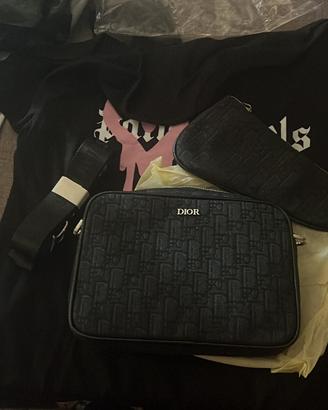 Borsa a tracolla Dior nera