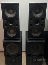 impoanto audio proel componenti eaiteensoun/ B&C.