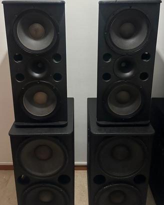 impoanto audio proel componenti eaiteensoun/ B&C.