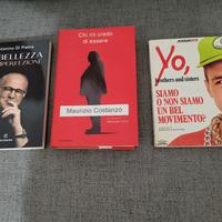 Libri con firme Costanzo ,Di Pietro e Jovanotti 