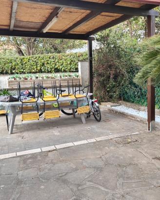 Appartamento piano terra con giardino 1km dal mare
