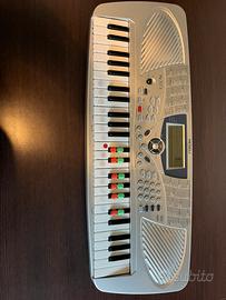 Pianola ettronica, con caricatore e custodia.