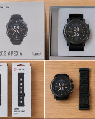 COROS APEX 4 – NUOVO + 2 CINTURINI – MAI USATO