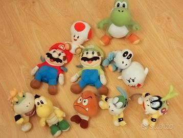 Lotto 11 Peluche Super Mario Bros Nintendo