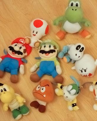 Lotto 11 Peluche Super Mario Bros Nintendo