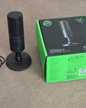 Microfono Streaming Razer Seiren X