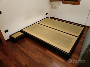 Letto Tatami Giapponese + Comodino abbinato