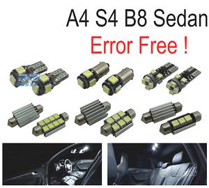 KIT 13 LAMPADE LED INTERNE PER AUDI A4 B8 S4