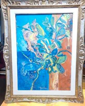 Dipinto "Vaso di Fiori" (1968) - Alfredo Fabbri