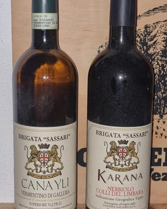 vini 2 bottiglie Brigata Sassari 2008