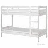 Letto a castello Ikea Mydal Bianco + un materasso