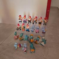 Lotto sorpresine kinder ippopotami gnomi draghetti