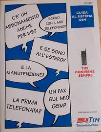 Brochure TIM - GUIDA AL SISTEMA GSM - nov. 1997