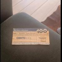 mini assegno anni 70