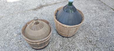 Stock 13 Damigiane in Vetro Dimensioni diverse