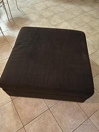 Pouf marrone testa di moro