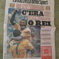MORTE PELE GAZZETTA DELLO SPORT 30 DICEMBRE 2022