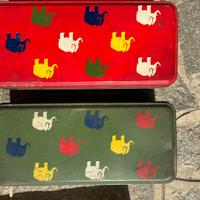 Coppia scatole di latta anni 50