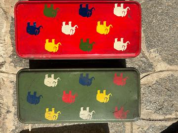 Coppia scatole di latta anni 50