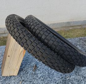 coppia copertoni pneumatici tassellati ciao/bravo