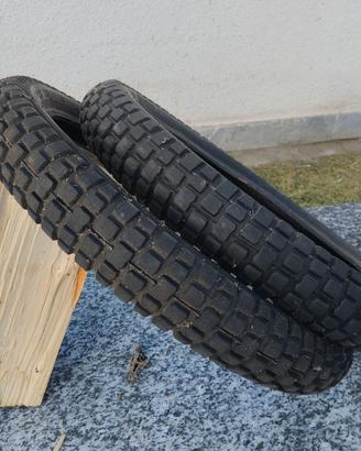 coppia copertoni pneumatici tassellati ciao/bravo