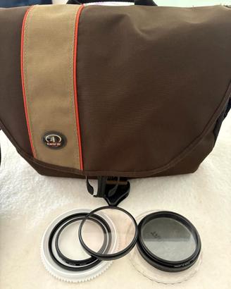 Borsa per macchina fotografica con filtri
