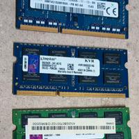 Memoria RAM so-dimm DDR3 DDR
