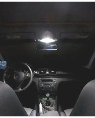 KIT 15 LAMPADE LED INTERNE BMW SERIE 1 E81 E87 116