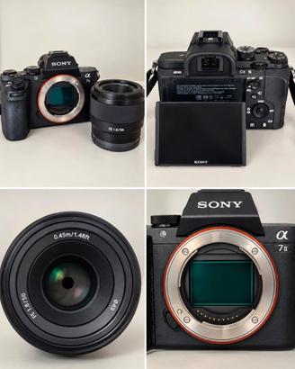 Sony alpha 7 II e obiettivo