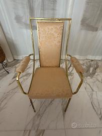 coppia sedie Hollywood Regency