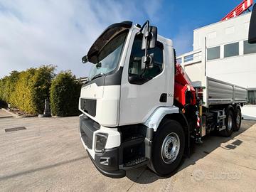 Volvo FE 350 3 assi Fassi 235c e ribaltabile