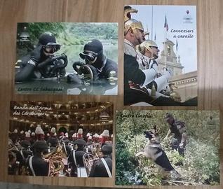 carabinieri - lotto 4 illustrazioni vari reparti 