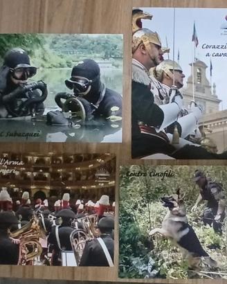 carabinieri - lotto 4 illustrazioni vari reparti 