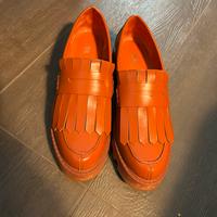 Zara mocassino donna size 39 color mattone