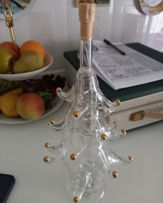 Bottiglia da grappa a forma di albero 