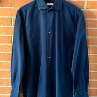 Ingram camicia blu maniche lunghe Tg. 42