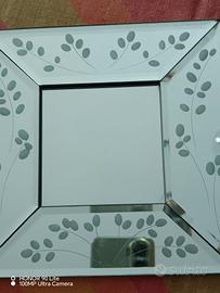 Specchio Ikea quadrato decorato cm 16 x 16