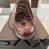 scarpe con lacci Marrone SAX