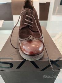 scarpe con lacci Marrone SAX